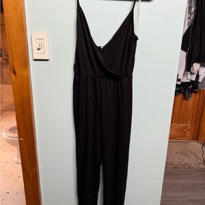 Rolla Coster Black Textured Jumpsuit